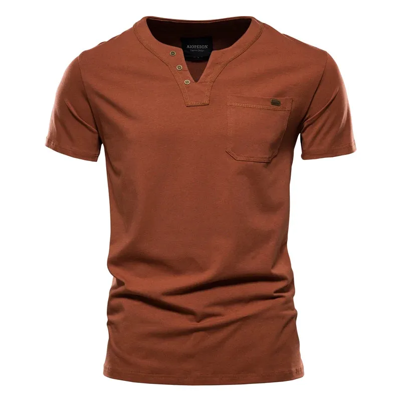 West Louis™ Casual Cotton Mens Summer T Shirts
