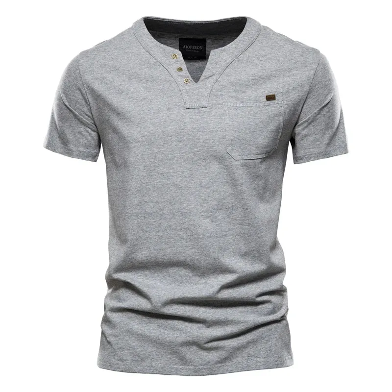 West Louis™ Casual Cotton Mens Summer T Shirts
