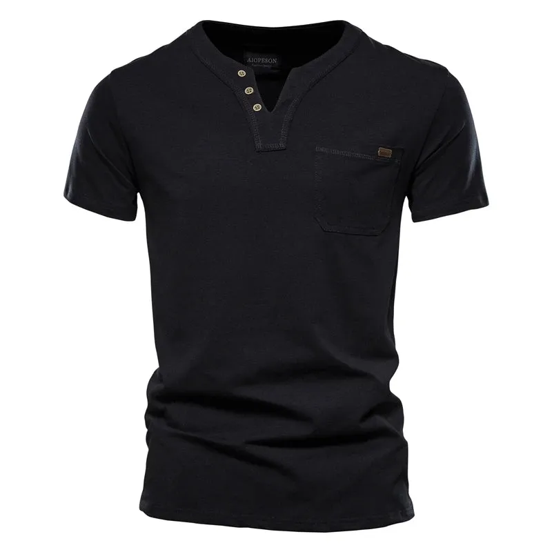 West Louis™ Casual Cotton Mens Summer T Shirts