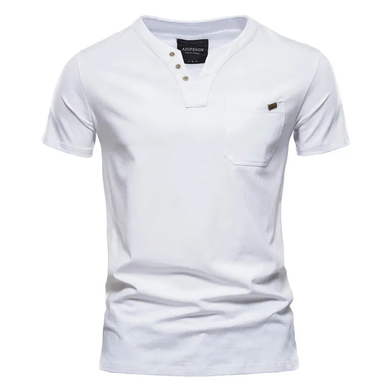 West Louis™ Casual Cotton Mens Summer T Shirts