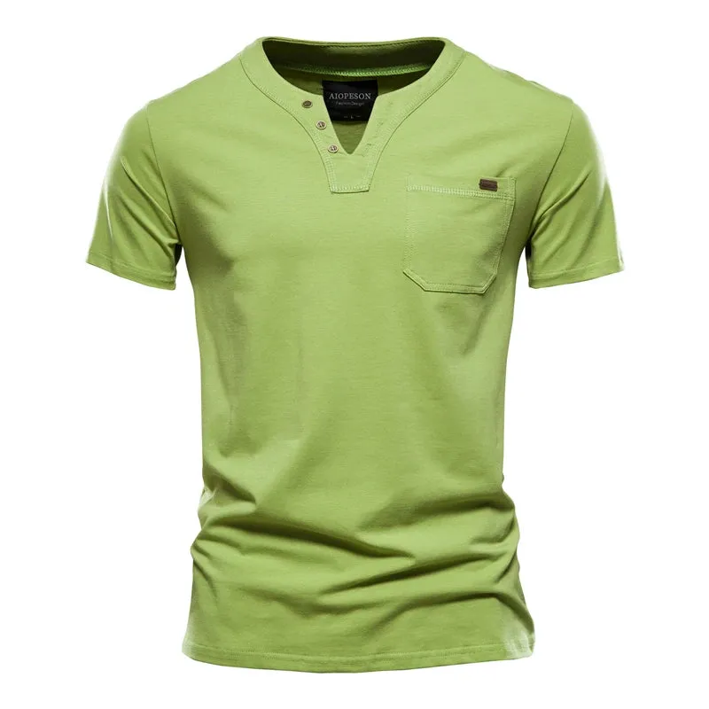 West Louis™ Casual Cotton Mens Summer T Shirts