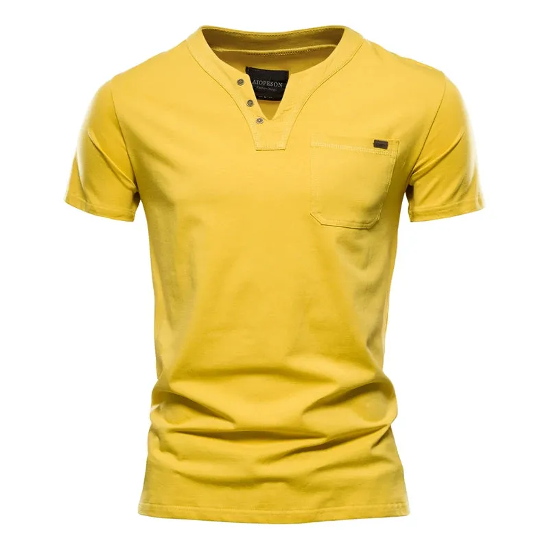 West Louis™ Casual Cotton Mens Summer T Shirts