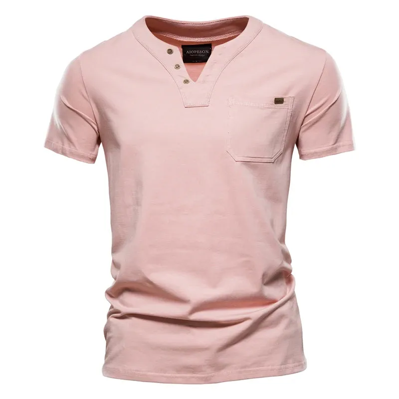 West Louis™ Casual Cotton Mens Summer T Shirts