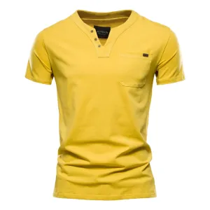 West Louis™ Casual Cotton Mens Summer T Shirts