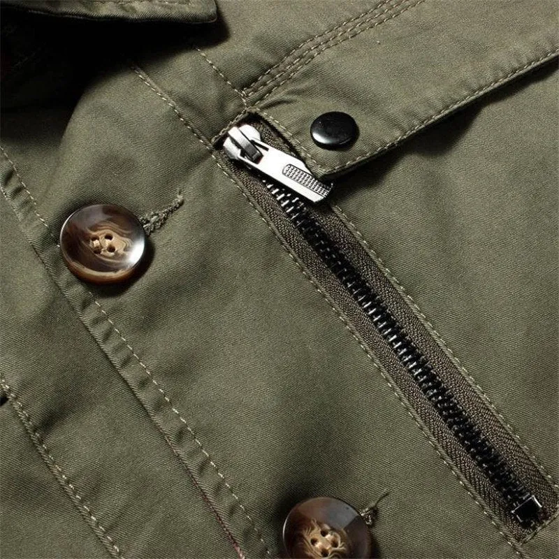 West Louis™ Solid Business Cotton Coat