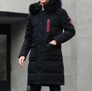 West Louis™ Winter Cotton Thick Quality Long Coat