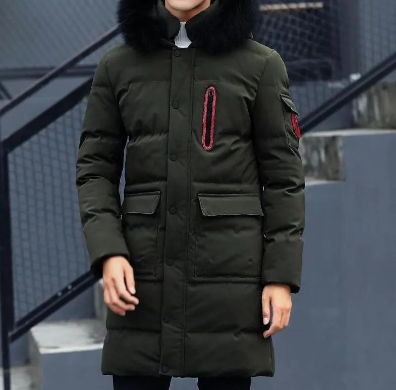 West Louis™ Winter Cotton Thick Quality Long Coat