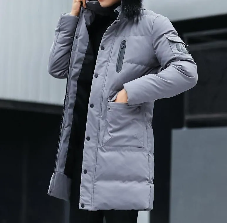 West Louis™ Winter Cotton Thick Quality Long Coat
