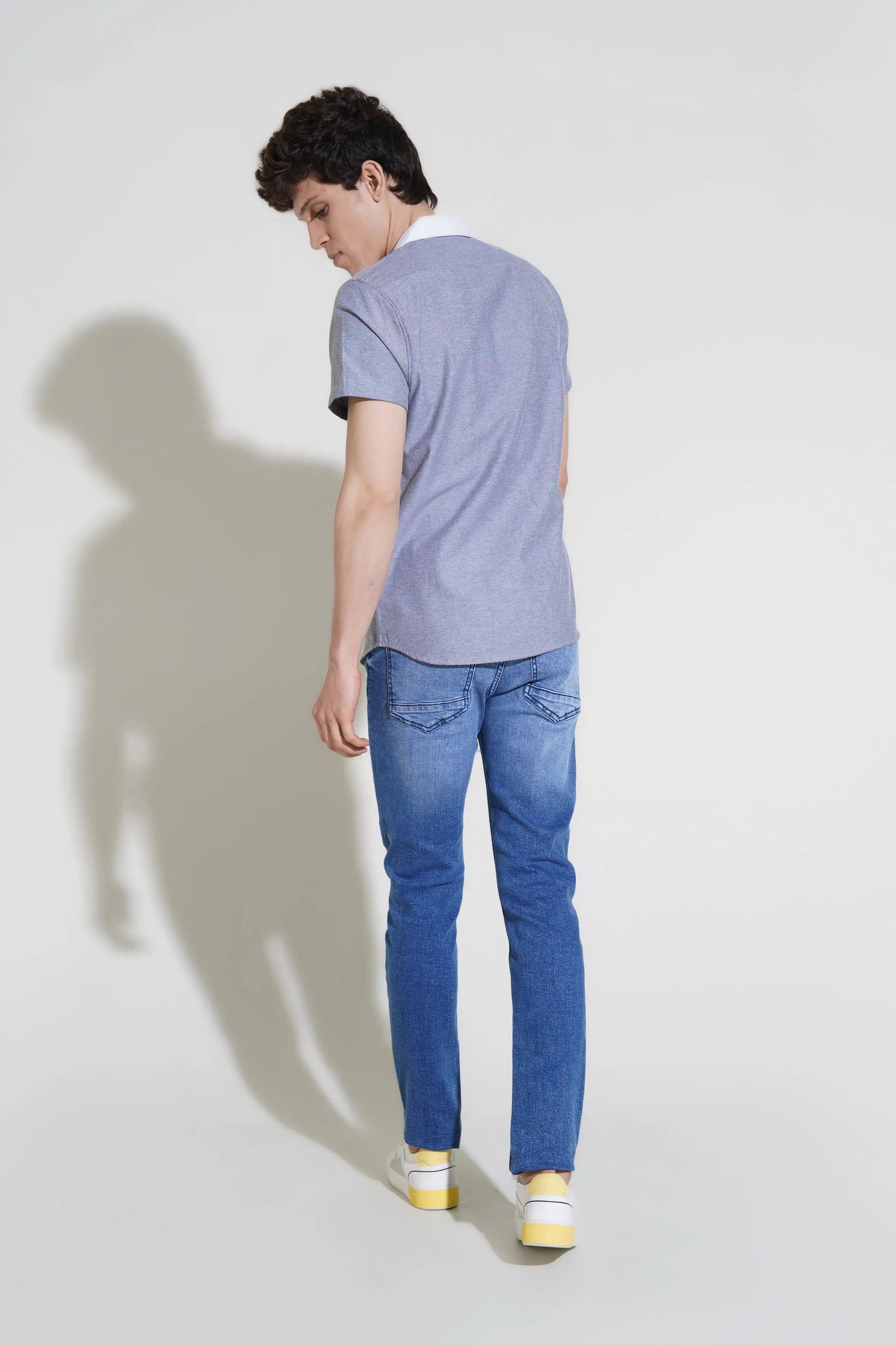 White Casual Shirt HS