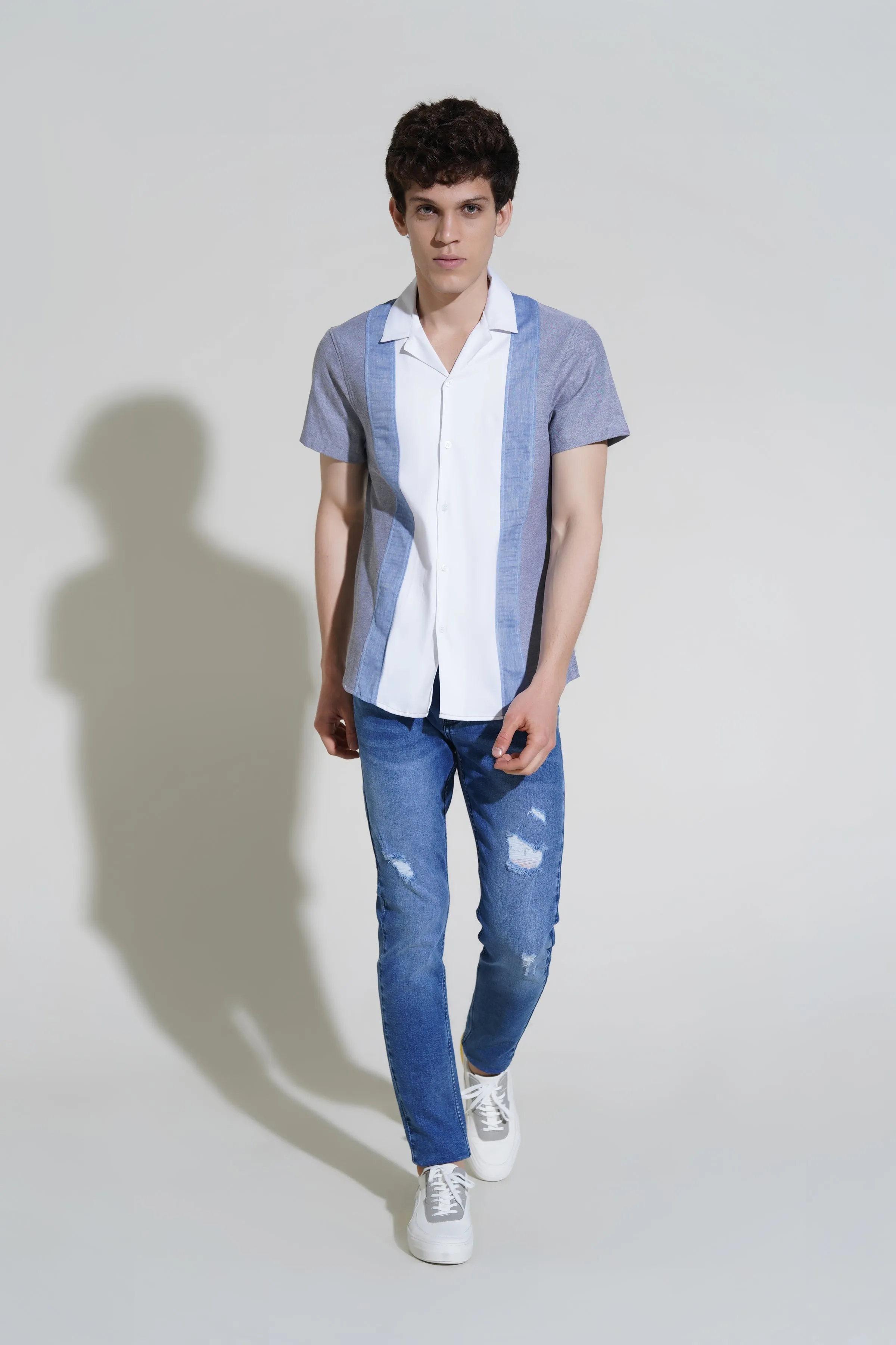 White Casual Shirt HS
