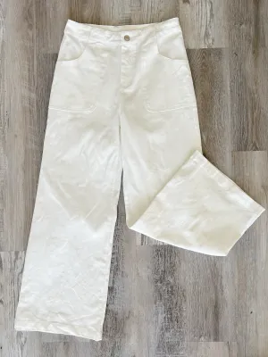 White Wide Leg Pants