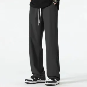 Wide-Leg Casual Pants