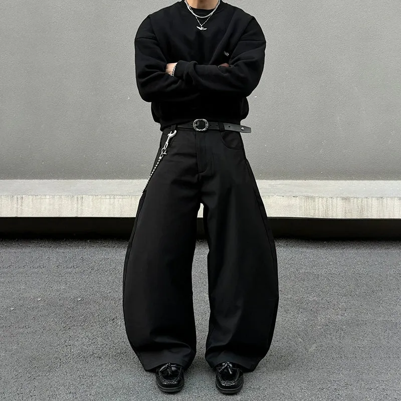 Wide-Leg Casual Pants