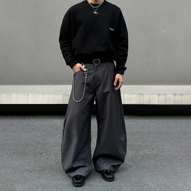 Wide-Leg Casual Pants