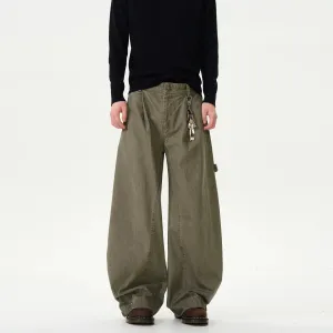 Wide-leg Straight Jeans
