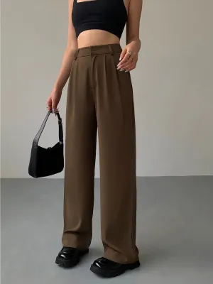 Wide-leg Suit Pants