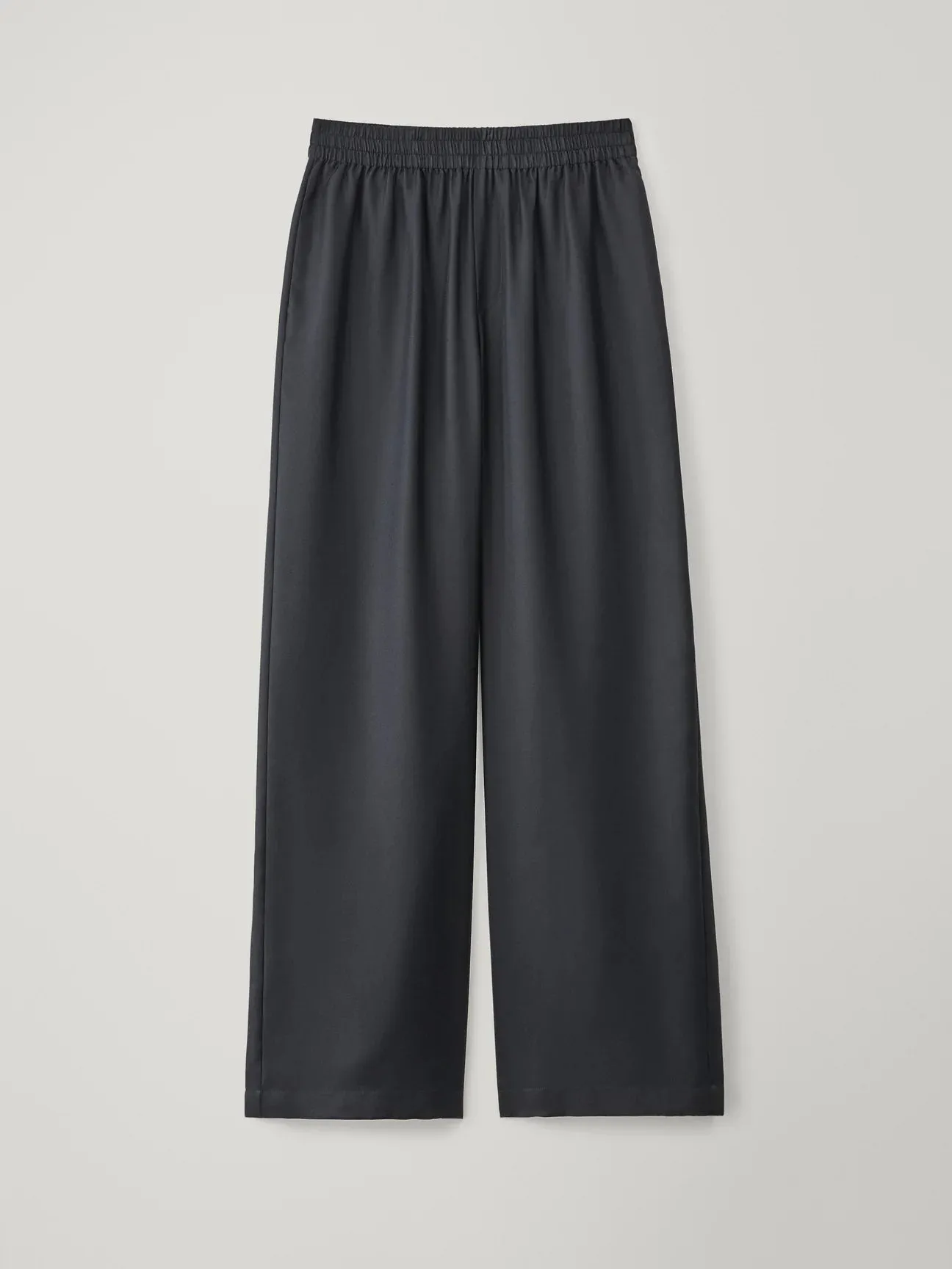 Wide Leg Trousers - Midnight