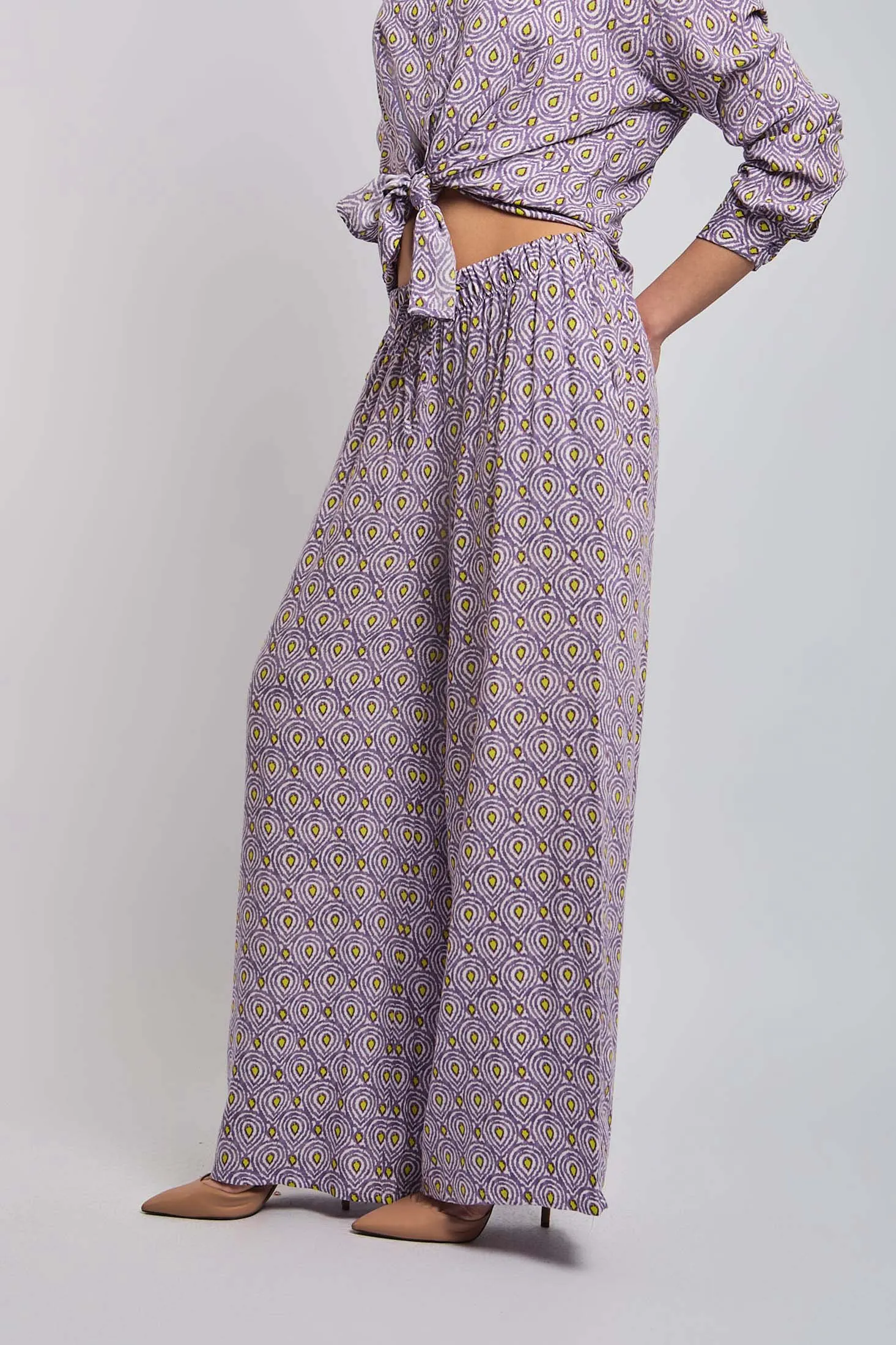 Women Pant Wide Leg Multicolor
