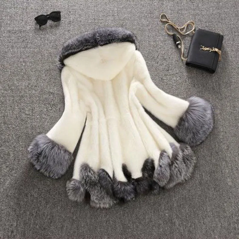 Women's Faux Fur Coat Up To 3XL