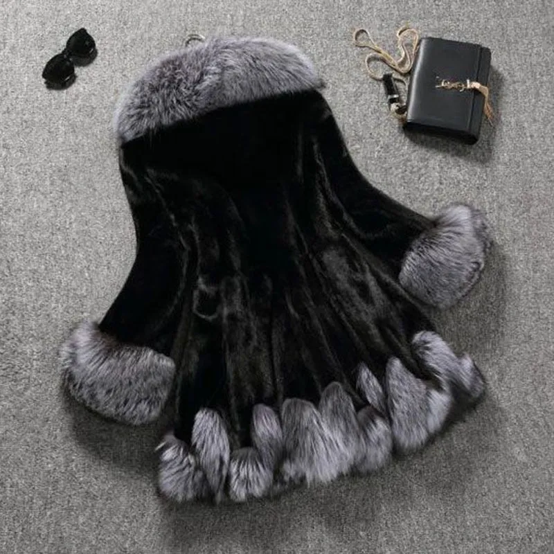 Women's Faux Fur Coat Up To 3XL