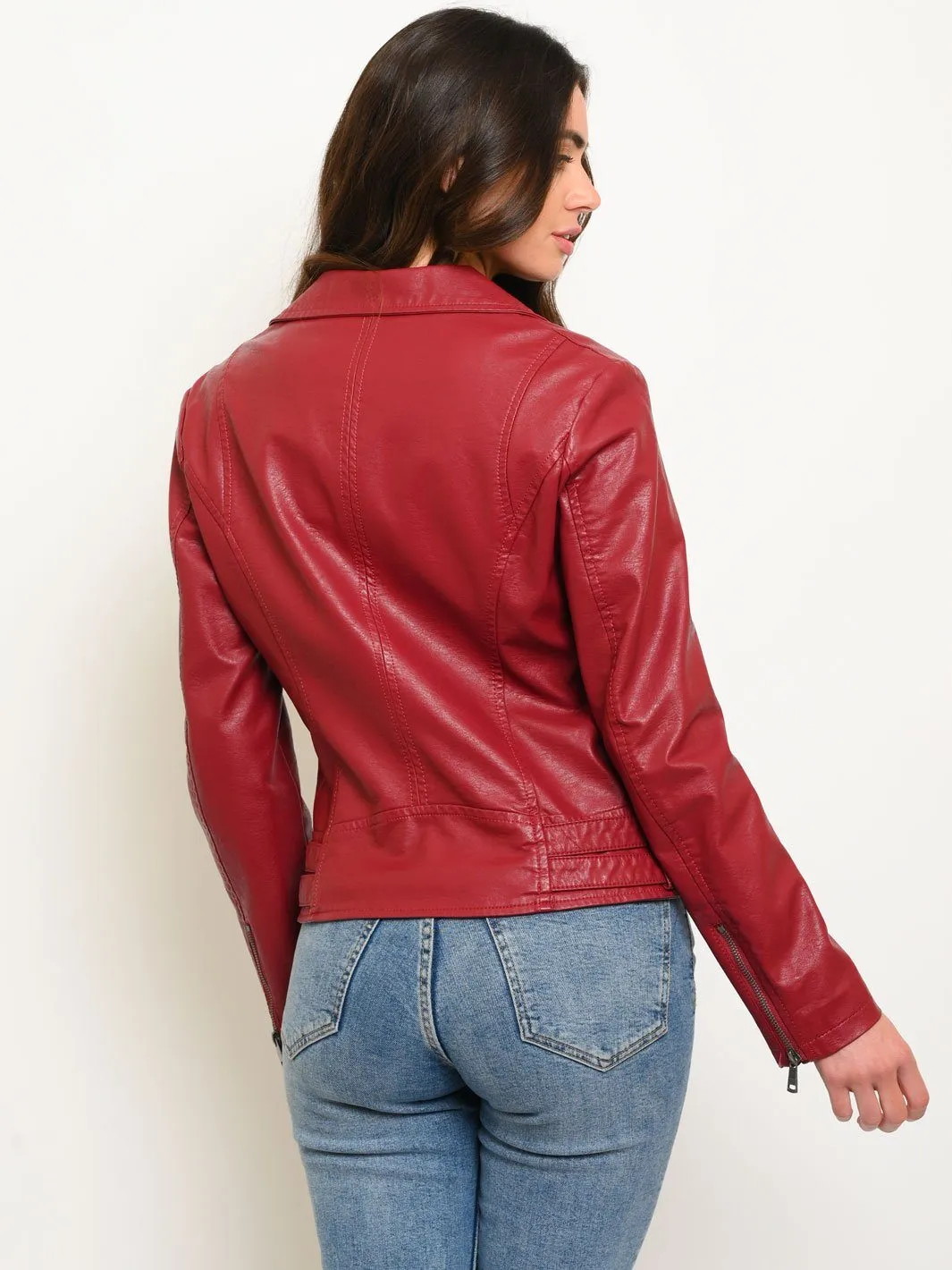 WOMEN'S SHORT FAUX FUR JACKET