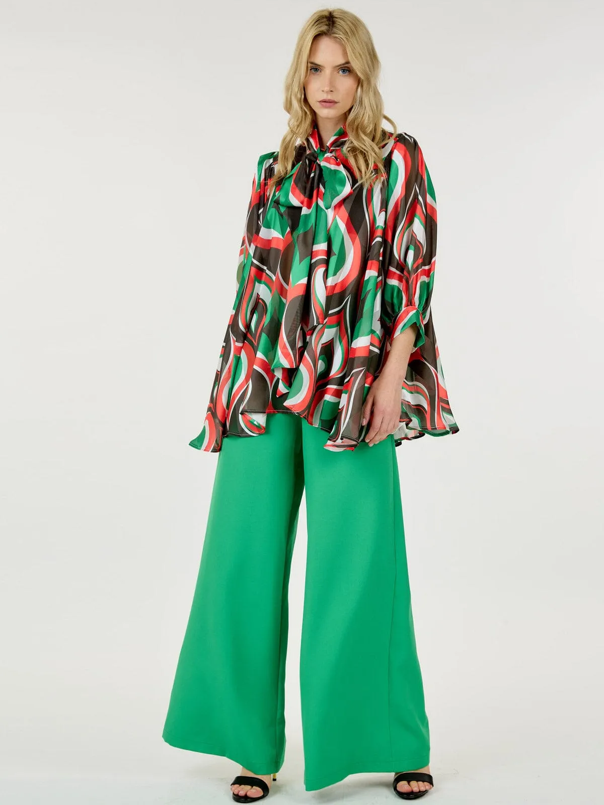 WOMEN'S ZIP UP WIDE LEG PALAZZO PANTS