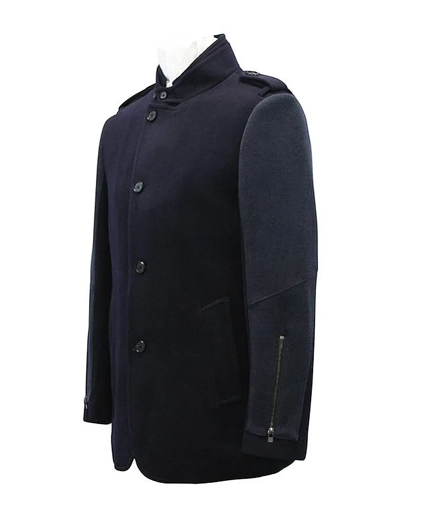 Wool Coat Navy