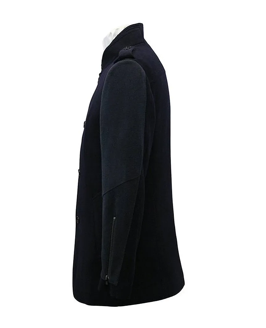 Wool Coat Navy