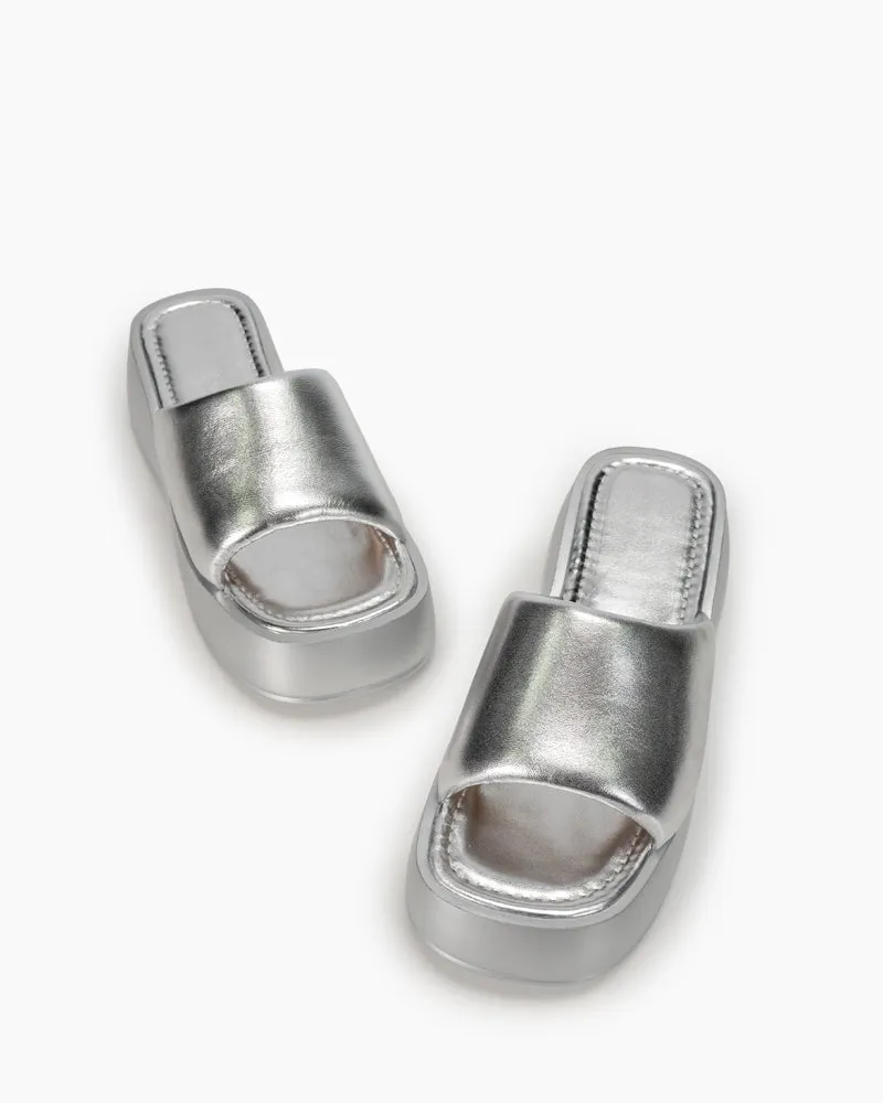 Wrapped Midsole Comfortable Lightweight Platform Sandals
