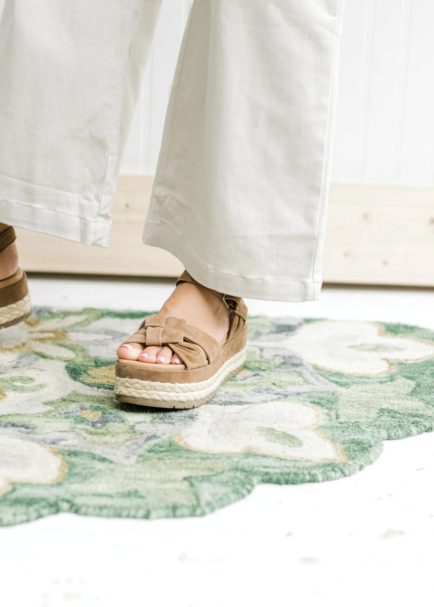 X Winter White Wide Cropped Pants