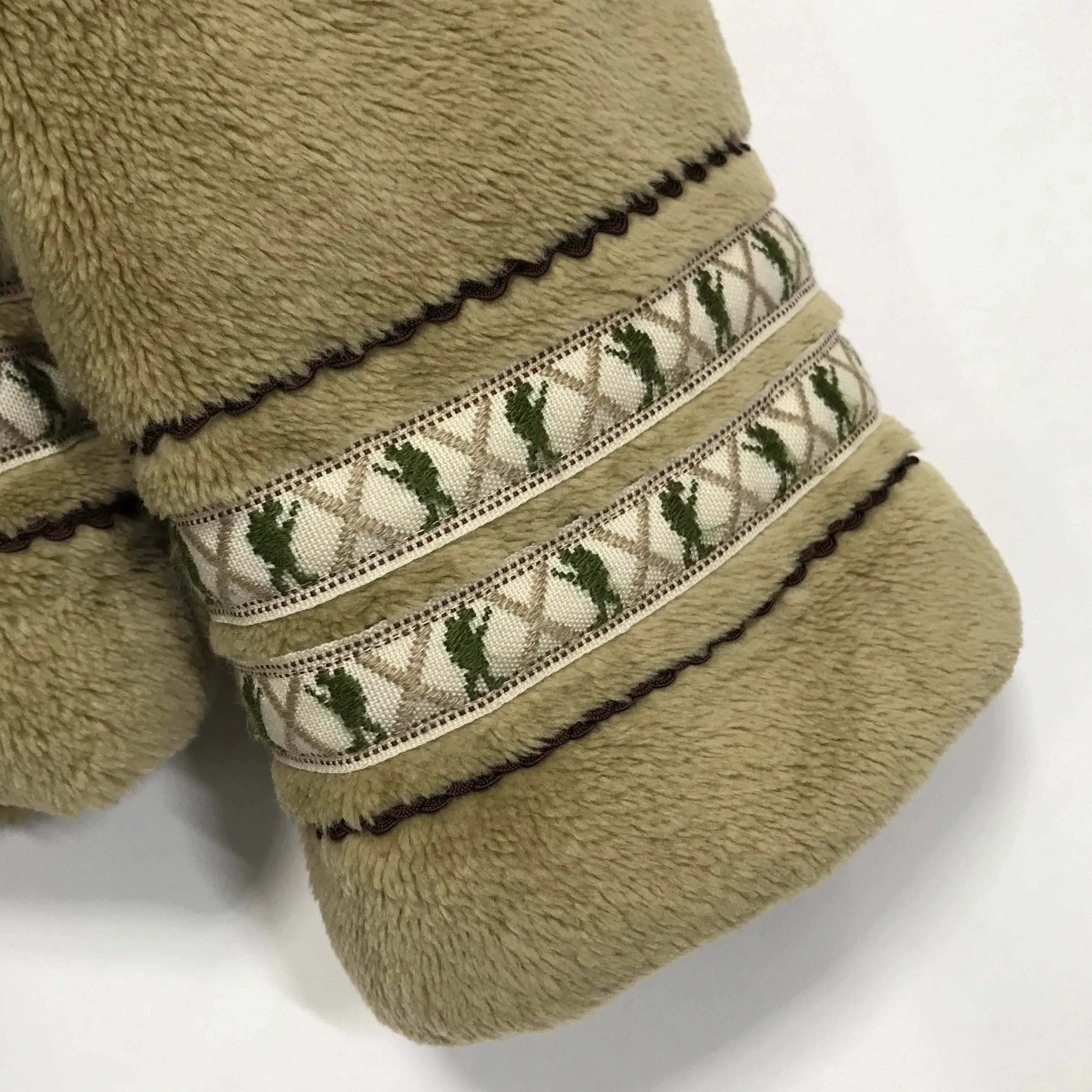 [XL] A Bathing Ape Bape Foot Soldier Fleece Eskimo Jacket Beige