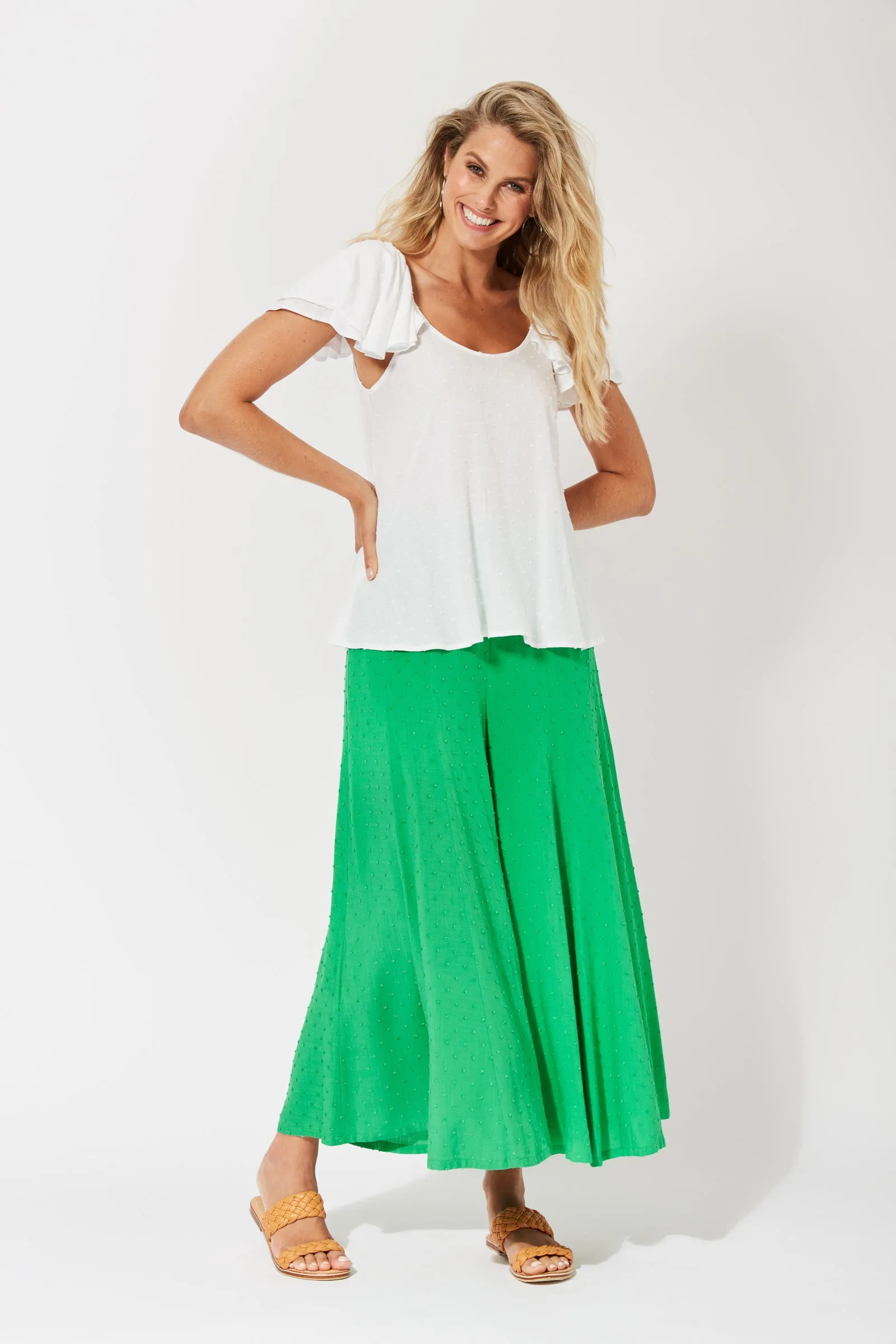 Zanzibar Pant in Key Lime by Haven