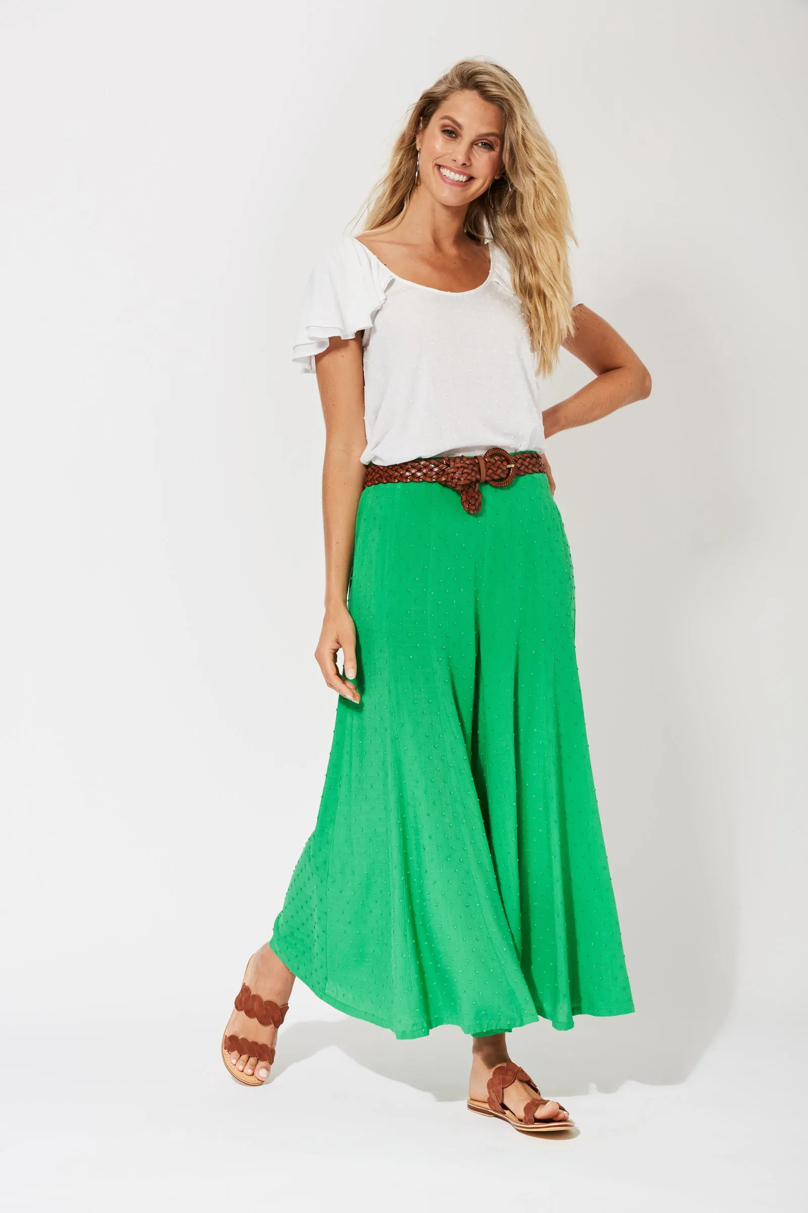 Zanzibar Pant in Key Lime by Haven