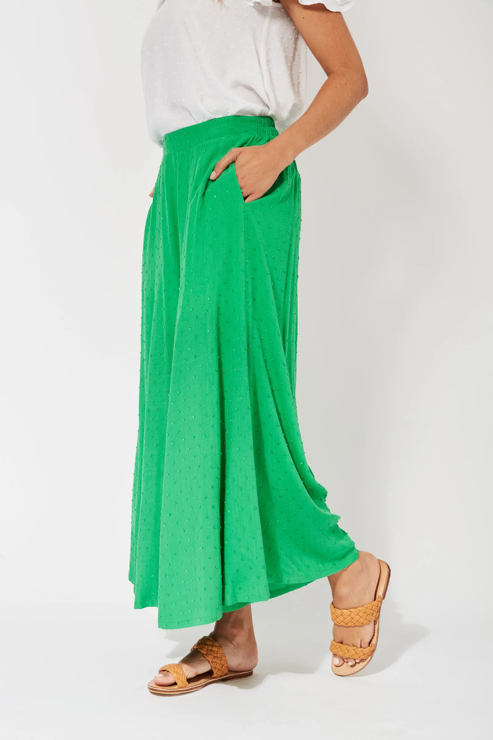 Zanzibar Pant in Key Lime by Haven